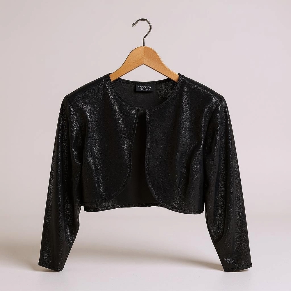 Onyx Nite Black Glitter Top